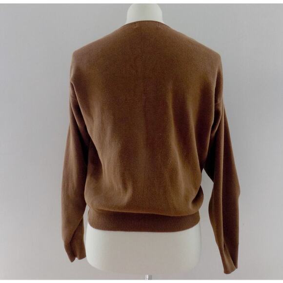 90s vintage cotton sweater minimalist fall winter wear to work casual nyc soho - Picture 2 of 5